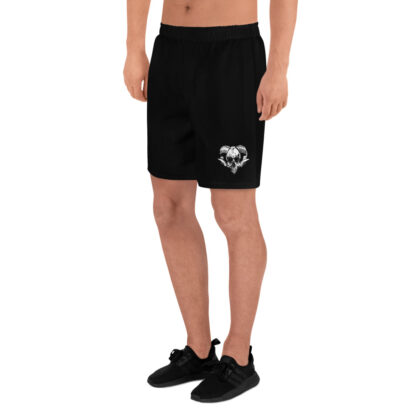 HxC Skull Logo Men's Athletic Long Shorts - Image 2