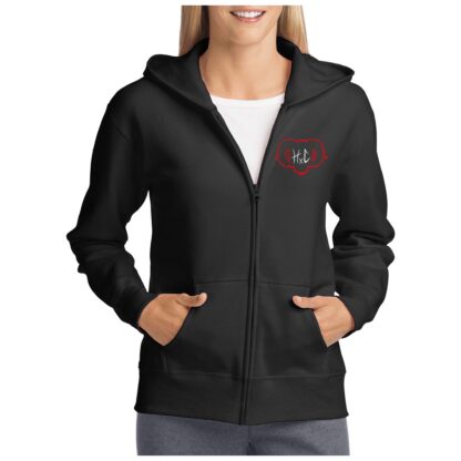 Hell Cesar Skull Ladies Zip-Up Hoodie