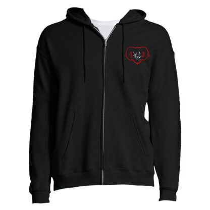 Hell Cesar Skull Men's Zip-Up Hoodie