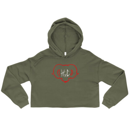 HxC Logo Crop Top Hoodie - Image 4