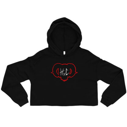 HxC Logo Crop Top Hoodie - Image 2